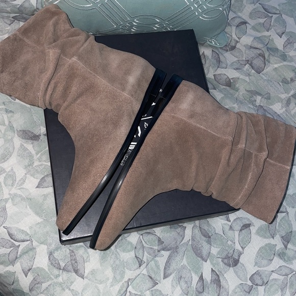 NWT Anthropologie SILENT D WINGLET Boot Taupe - Picture 12 of 14